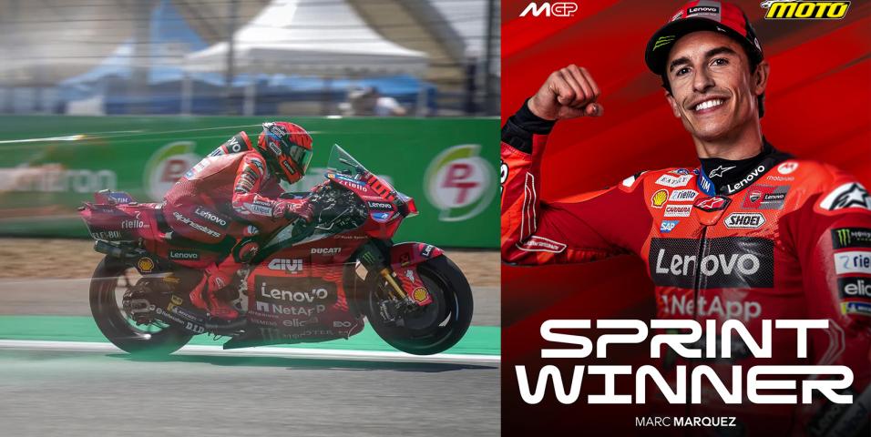 MotoGP Ταϊλάνδη Sprint: Νίκη Marquez μπροστά από Marquez! Ai Ogura vs Bagnaia!