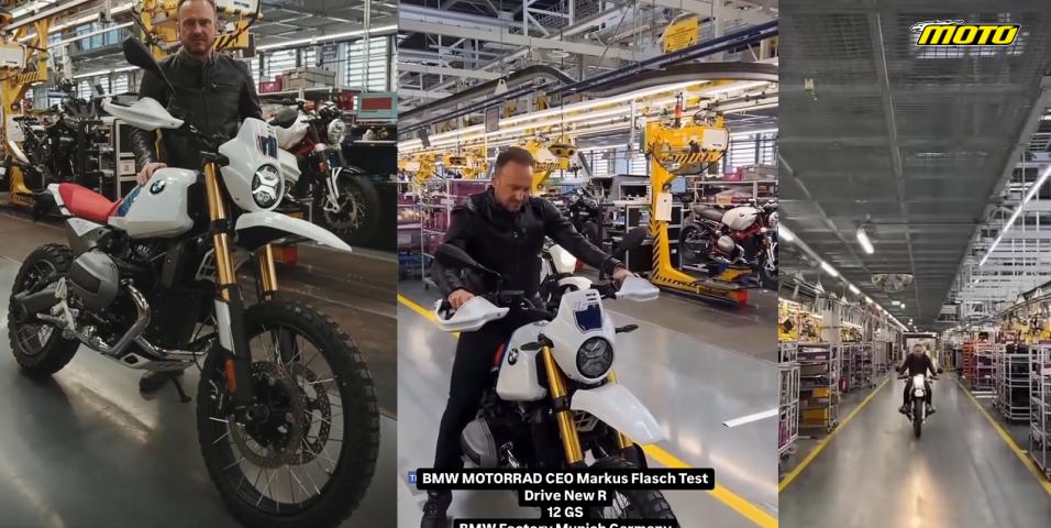 BMW R 12 G/S: Βγήκε το πρώτο από την γραμμή παραγωγής! [VIDEO]: Ο CEO Markus Flasch στην 1η βόλτα!