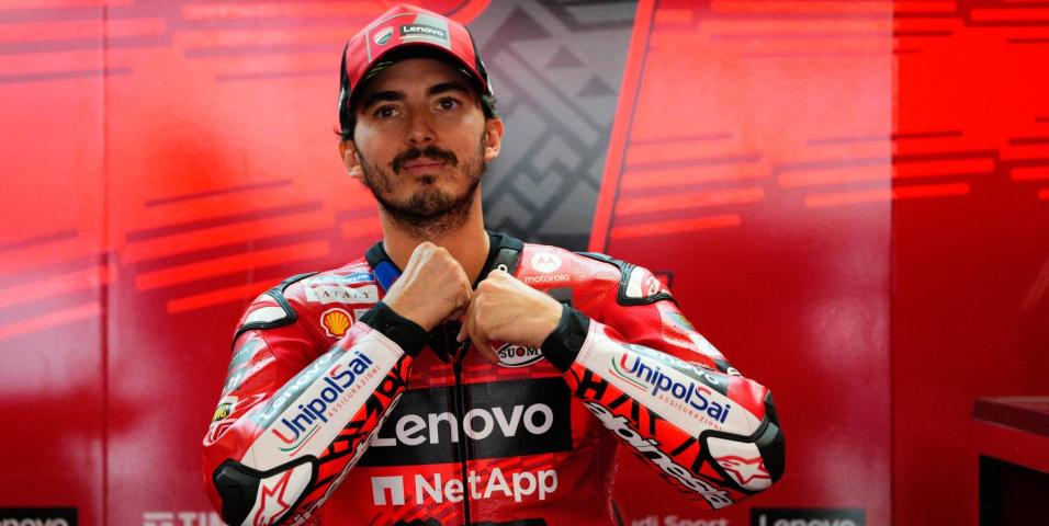 MotoGP Peco Bagnaia happy Aragon test