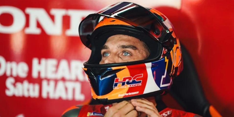 Luca Marini continues with Honda