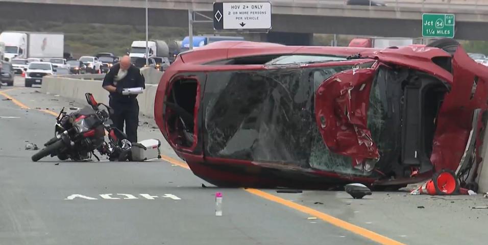 Tesla Driver kills BMW Rider