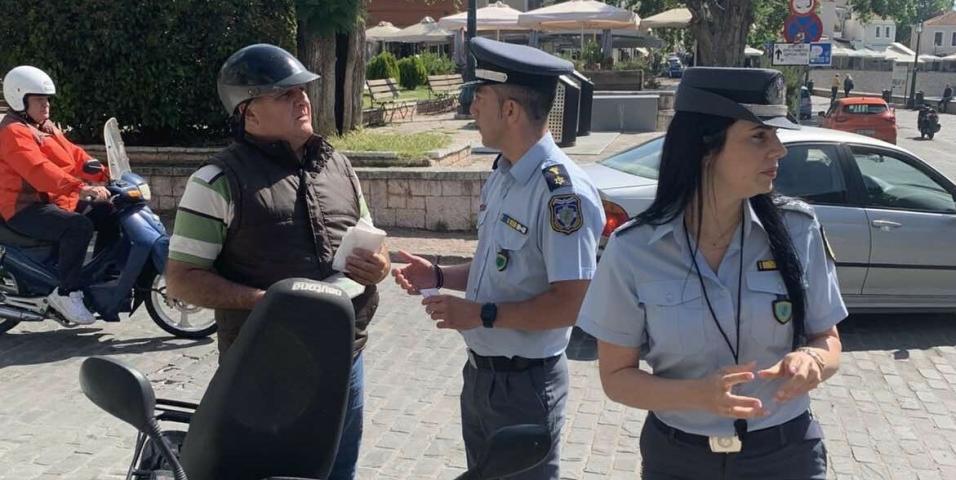 Police campaign on helmets
