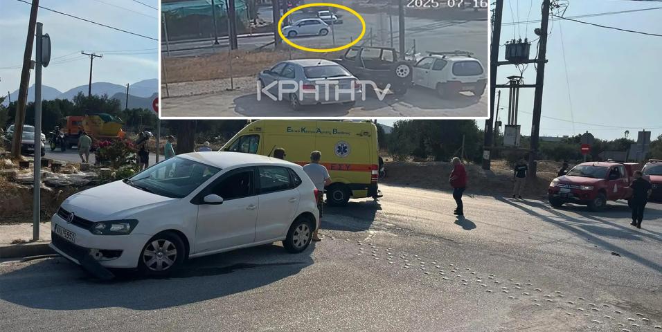 Τροχαίο Ιεράπετρα: Ο πρώτος χτυπά αναβάτη – ο δεύτερος περνά από πάνω του ενώ πρώτα σταμάτησε [VIDEO]