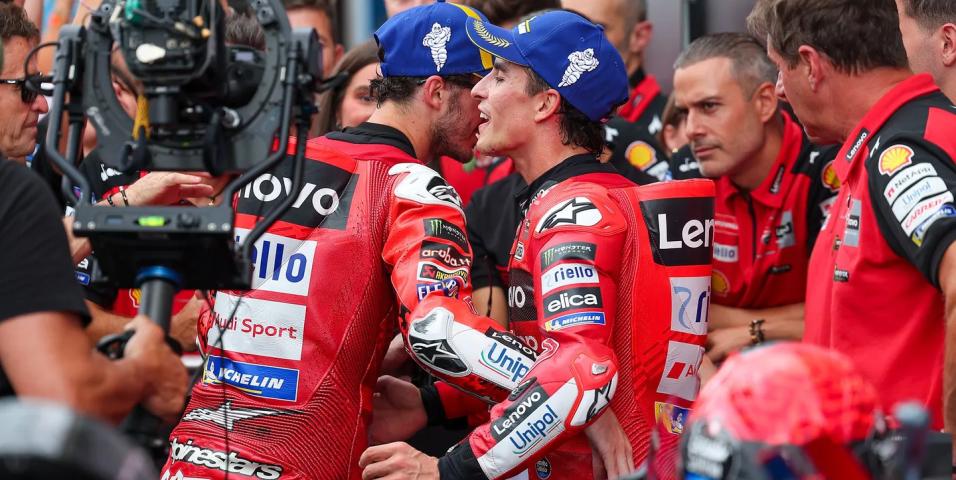 Marquez on Bagnaia