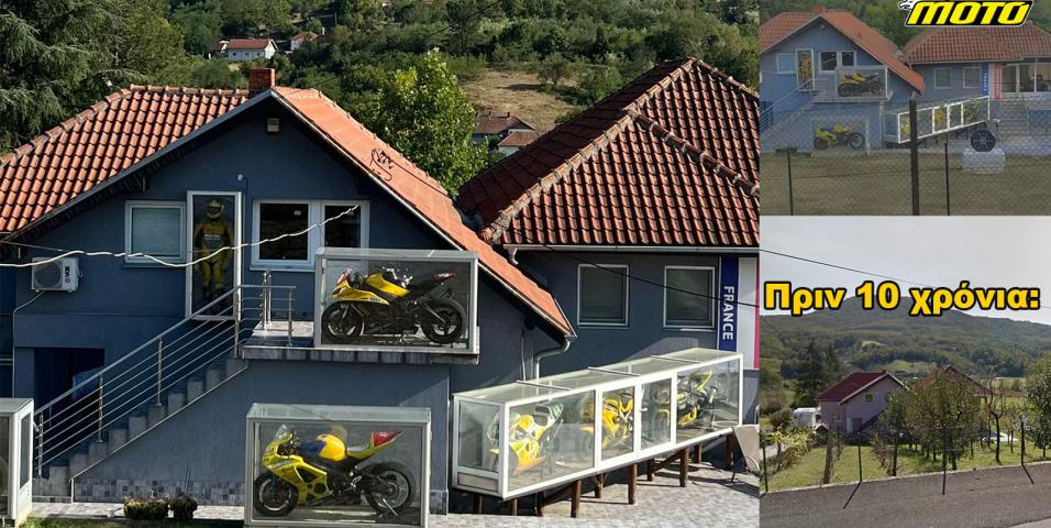 Σέρβος βγάζει συλλογή μοτοσυκλετών σε προθήκες έξω από το σπίτι [VIDEO]