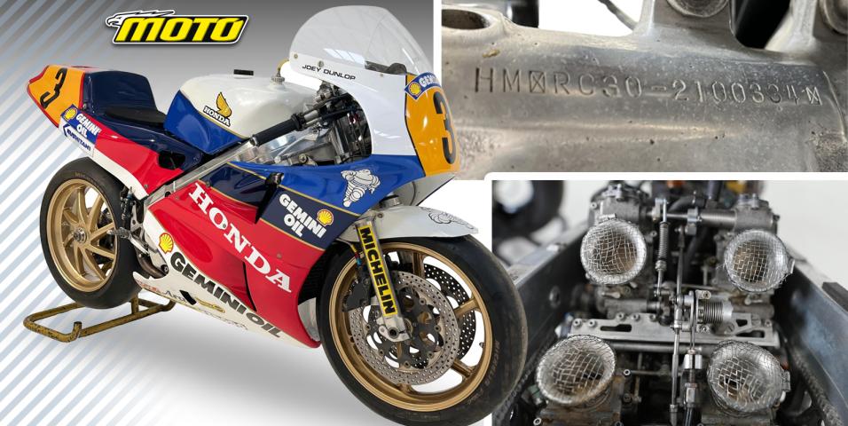 Honda RC30 Joey Dunlop δημοπρασία 2025