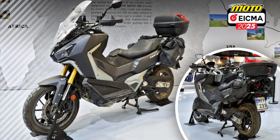 SYM ADXTG - Το ταξίδι του Κ. Μητσάκη προβάλλεται στην EICMA