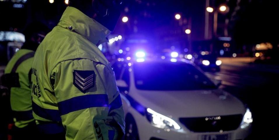 Traffic police chase