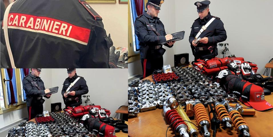 Ducati Corse: 200.000 Ευρώ σε κλεμμένα αγωνιστικά εξαρτήματα! Σύλληψη 37χρονου Ρουμάνου