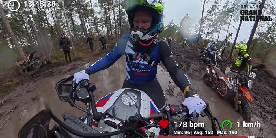 Ο Joacim Boive στο Gotland National Enduro
