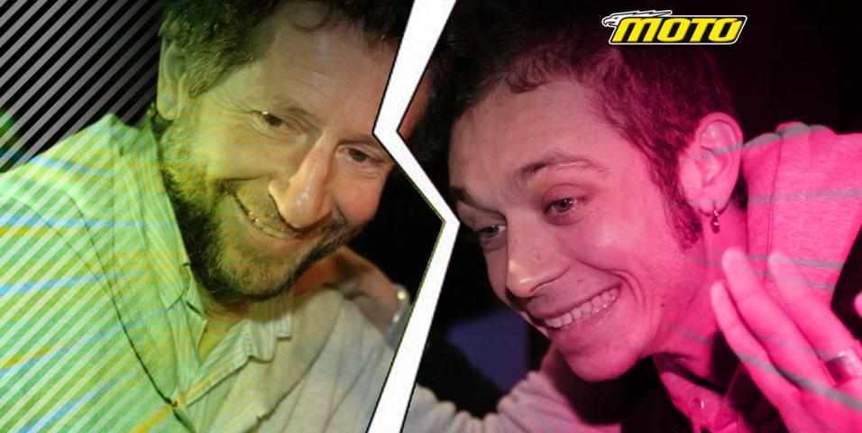 Valentino Rossi vs Graziano Rossi