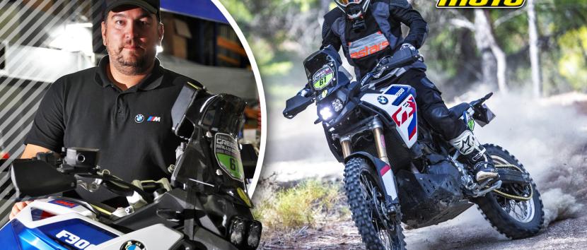 Οδηγούμε BMW F900GS μετατροπή Rally από τον Βασίλη Μπούδρο [VIDEO]