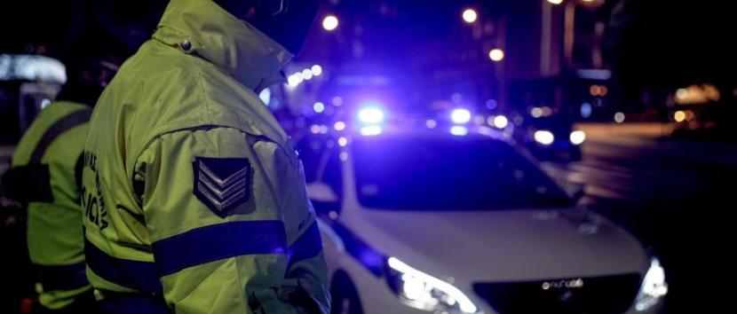 Traffic police chase