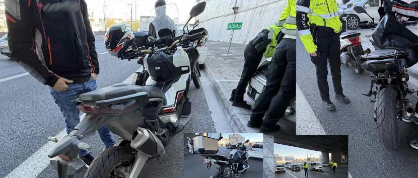 Δύο χρόνια στέρηση οδήγησης στον αναβάτη που προσπάθησε να φύγει! Δίωξη για 5 αδικήματα