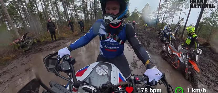 Ο Joacim Boive στο Gotland National Enduro