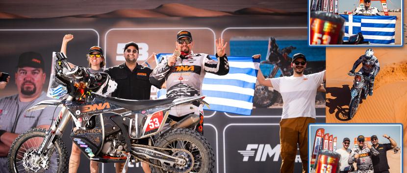 Βασίλης Μπούδρος: 4 στα 4 για τον Mr.Dakar! 3 συνεχόμενες χρονιές στην σκληρότερη κατηγορία!
