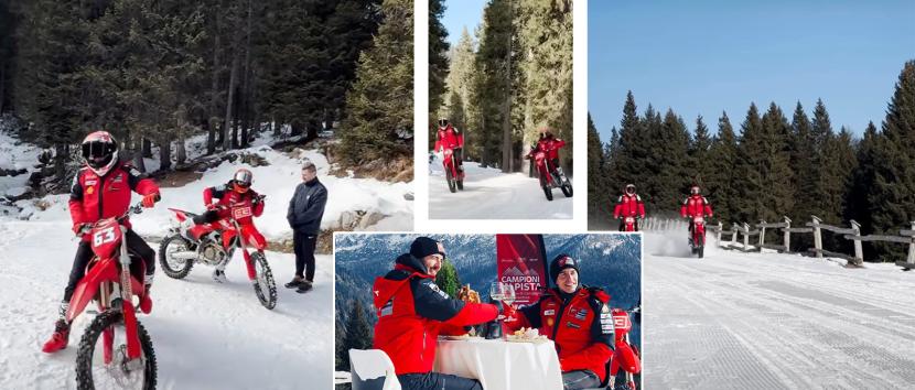 Marquez και Bagnaia: Οδηγούν την Ducati Desmo 450MX στα χιόνια [Video]Marquez και Bagnaia: Οδηγούν την Ducati Desmo 450MX στα χιόνια [Video]