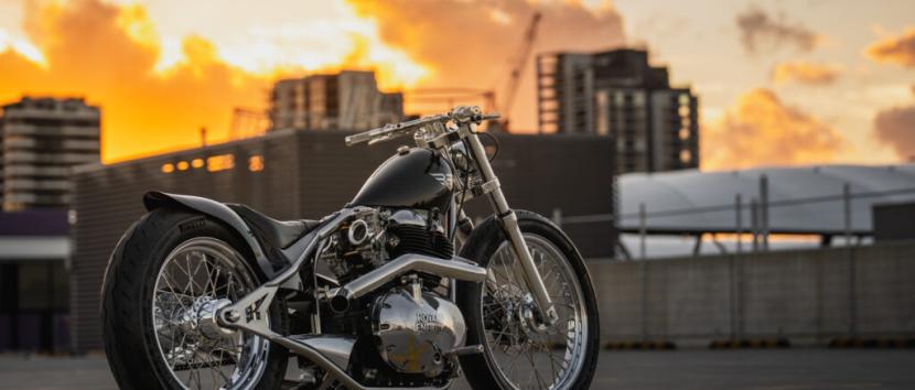 Royal Enfield Busted Knuckles Build Off AU