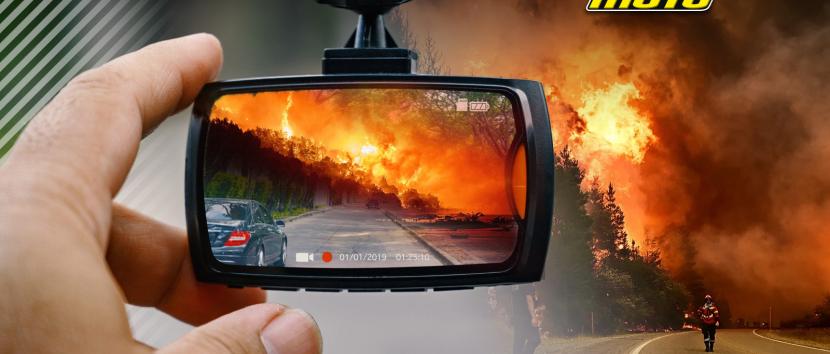 Πυρκαγιά Toyota dash cam