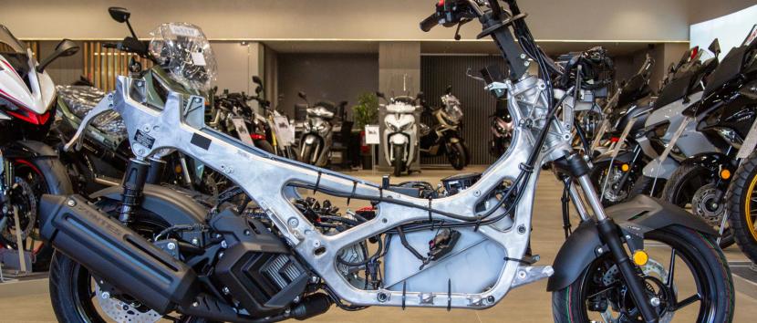Zontes V125 test ride MOTO HALL Καλλθέα