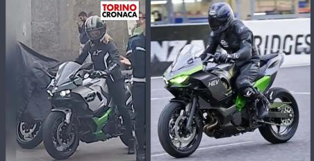 motomag Kawasaki: Η υβριδική μοτοσυκλέτα της πιάστηκε στα πράσα στο Τορίνο