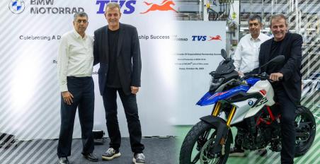 H TVS γιορτάζει την κατασκευή 150.000 μοτοσυκλετών BMW