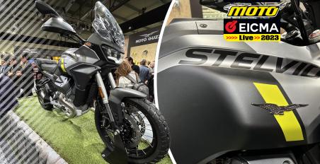 motomag EICMA 2023: Moto Guzzi Stelvio - Η On-Off έκδοση του V100 Mandelo, κομπλέ με ραντάρ