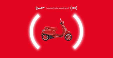 motomag Vespa και RED – Μαζί για την παγκόσμια ημέρα κατά του AIDS