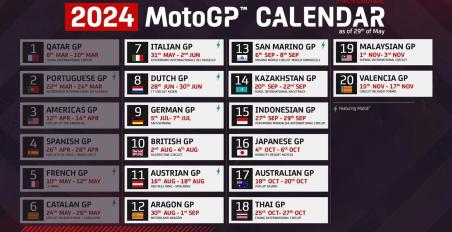 MotoGP New Calendar