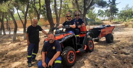 motomag Όμιλος Επιχειρήσεων Σαρακάκη - Στο πλευρό των εθελοντών Πολιτικής Προστασίας ΒΑ Υμηττού
