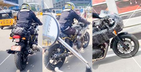 Νέα Royal Enfield 750: Κατασκοπευτικές φωτογραφίες με μπικίνι φαίρινγκ -  Επιρροή Continental GT 650