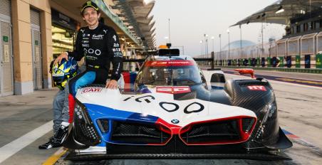 Valentino Rossi και BMW M Hybrid V8 2024 πρώτη δοκιμή
