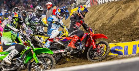 AMA Supercross, tritos agonas anaheim 2025