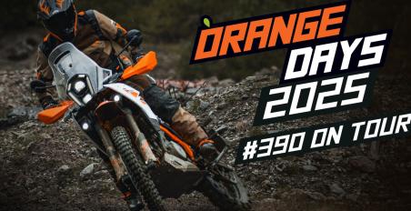 KTM Orange Days 2025 - test rides γκάμα 390