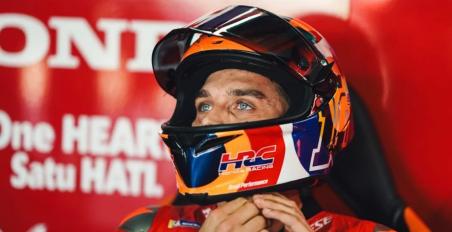 Luca Marini continues with Honda