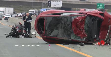 Tesla Driver kills BMW Rider