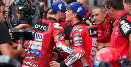 Marquez on Bagnaia