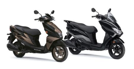 Suzuki Scooters New Colours