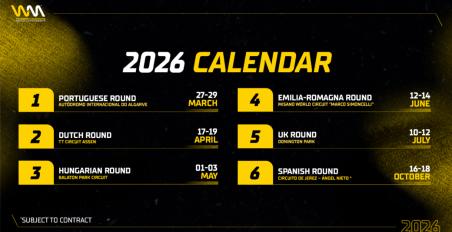 WorldWCR 2026 Provisional Calendar