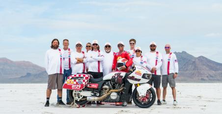 Indian Challenger Speed Record Bonneville Salts