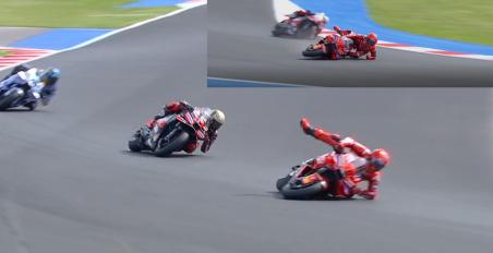 MotoGP Misano Sprint: Νίκη Bezzecchi με Marc Marquez να πέφτει προσπαθώντας