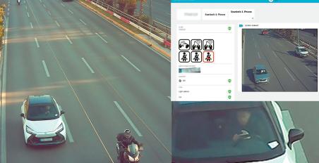 1.000 παραβιάσεις για κινητό σε 4 μέρες από μία μόνο κάμερα ΑΙ: 500 με κόκκινο σε κεντρική διασταύρωση