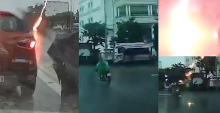 Βιετνάμ: Κεραυνός την χτύπησε στο κράνος και επέζησε [VIDEO]