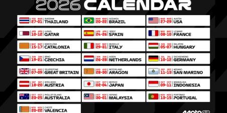 MotoGP 2026 Calendar