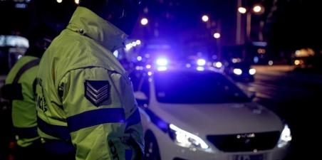 Traffic police chase