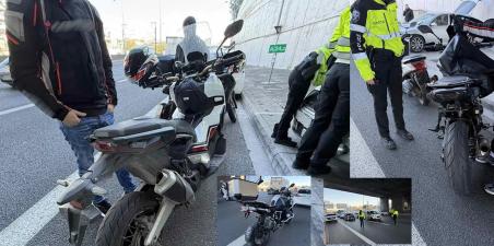 Δύο χρόνια στέρηση οδήγησης στον αναβάτη που προσπάθησε να φύγει! Δίωξη για 5 αδικήματα