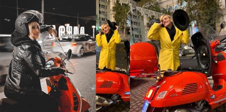 Έπιασαν την Ελεωνόρα Ζουγανέλη με Vespa πάνω από το όριο αλκοόλ