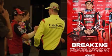 MotoGP ΗΠΑ: Ποινή μακρύτερου γύρου στον Marc Marquez