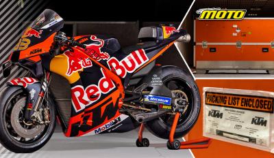 Το KTM RC16 του Brad Binder στην Έκθεση Μοτοσυκλέτας 2023