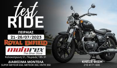 Royal Enfield, test-ride στην MOTOREX